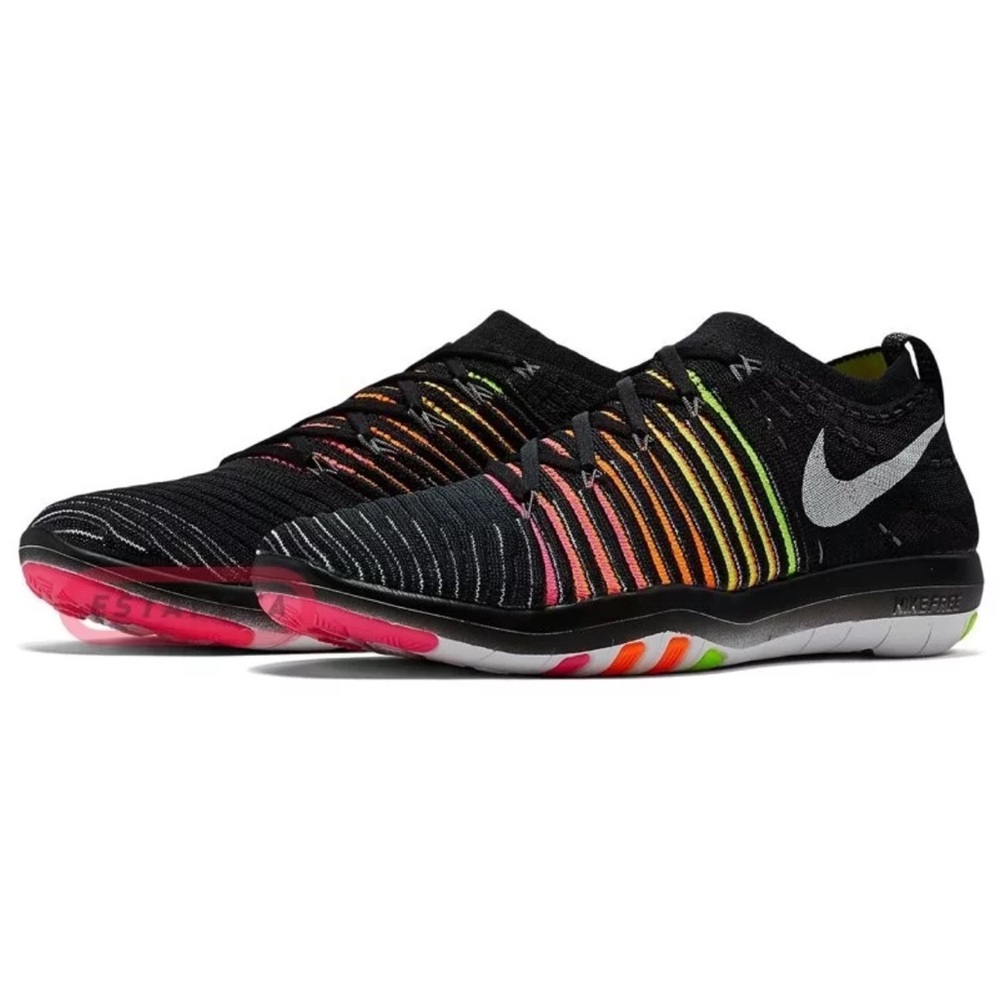 NIKE Women's Free Transform Flyknit OC Shoes  843990 999 Multicolor 7